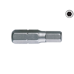 Beta 861PE hexagonal male inserts, 1/4" hexagonal <b>drive</b>, 25 mm (10 pcs) - Product Image 1