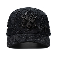 Expédition Rapide G5 Gorras New Barbas Hats Gentlemen's Den avec Broderie et Casquettes de Baseball en Daim Imprimé Série Metal X CT