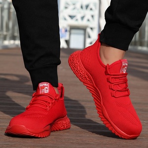 GUYSIA marca nuevo moda rojo transpirable resistente al desgaste a equipos <span class=keywords><strong>de</strong></span> protección <span class=keywords><strong>de</strong></span> seguridad <span class=keywords><strong>de</strong></span> punta <span class=keywords><strong>de</strong></span> acero <span class=keywords><strong>zapatos</strong></span> al aire libre <span class=keywords><strong>de</strong></span> las mujeres al aire libre <span class=keywords><strong>zapatos</strong></span> - Product Image 1