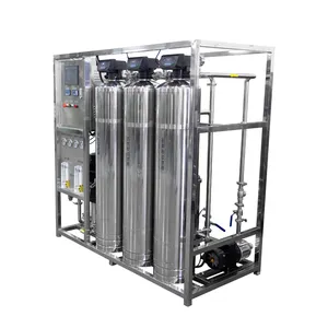 Máquina de filtro purificador de agua 500L/H, filtro de ósmosis inversa, máquina de planta de agua RO