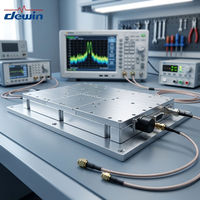 Module amplificateur RF GaN SSPA Dewin 150W 300-2700MHz, amplificateur de puissance à semi-conducteurs ultra large bande pour système de test radar EW