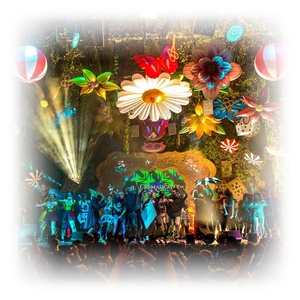 Décoration gonflable de scène de fête <span class=keywords><strong>Alice</strong></span> au pays des merveilles, en forme de champignon papillon, fleur, Cheshire chat chenille, théière <span class=keywords><strong>Alice</strong></span> lapin - Product Image 3