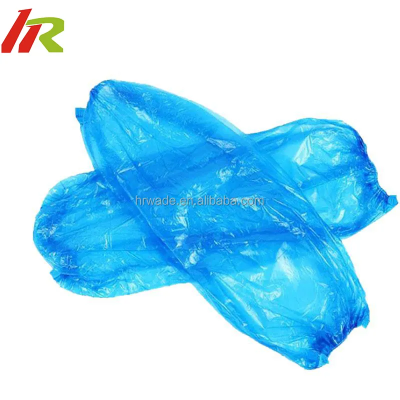 Disposable Sleeves Ppe Disposable Plastic Sleeves Protectors Pe Oversleeve Waterproof Cuff Arm Sleeve Protectors Covers