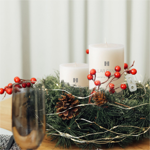 Best Seller natale tema 3D Santa Santa fiocco di neve LED pilastro senza fiamma candele Santa fiocco di neve Bougie Parfumé<span class=keywords><strong>e</strong></span> vera cera di soia - Product Image 4