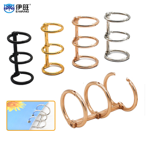 YIWANG Factory 3 Ring Binder Loose Leaf <b>Clip</b> Metal Table Calendar Binder Ring - Product Image 4