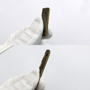 Chengyu 30mm Inner 90 Degree Positioning Hinge Iron Antique Bronze Furniture Hinge Surface Mount Standard H Type - Product Image 3