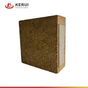 Tijolo spinel para fornos de cimento KERUI Mgo indústria de alta qualidade de qualidade Magnésia Magnesita Alumina mais vendido