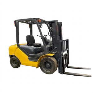 Montacargas Diésel Mitsubishi FD30 Usado de 3 Toneladas, 4x4, Neumáticos Sólidos, Terreno Accidentado, Mástil de Una/Dos/Tres Etapas, Rendimiento Confiable, Buen Estado - Product Image 1