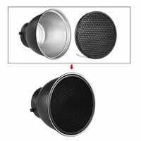 Réflecteur diffuseur standard de 7 pouces avec grille en nid d'abeille à 60 degrés pour flash de studio Bowens Speedlite