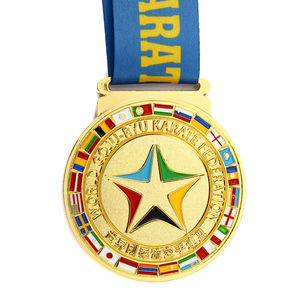 Precio de fábrica Placa de oro Diseño personalizado Medallas de evento 3D Concurso Reconocimiento Medalla Evento Recuerdo Premios - Product Image 3