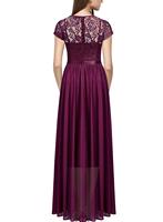 S3235R nouveau mariage col en v court dentelle à volants paillettes belle mode magnifique robe de soirée