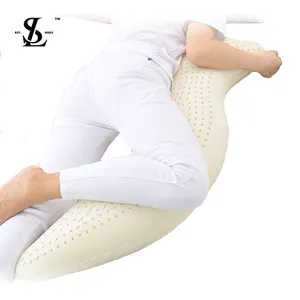 Lattice naturale della tailandia del cuscino incinta di sostegno sagomato sonno ortopedico ergonomico dei cuscini di contorno della schiuma di memoria 100%