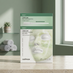 CELIMAX Ji Woo Gae Cica PHA Peel 2-Step Gel Mask 4EA Masque en gel 2 étapes hydratant et apaisant pour le visage, soin coréen - Product Image 3