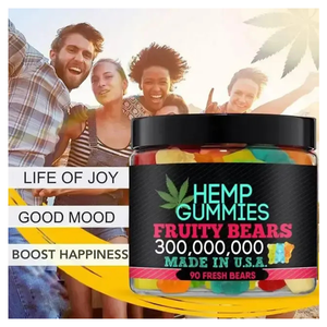 Gummies au Chanvre Marque Blanche : Complément Apaisant pour la Bonne Humeur, Joie, Anti-Inflammation et Calme - Product Image 3