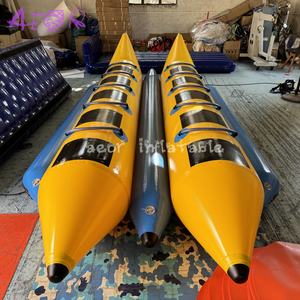 Bateau banane gonflable en vente chaude, bateau banane tractable, bateau banane gonflable pour les sports nautiques - Product Image 3