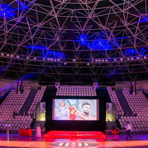 Hotsale 2,5 MM Pantalla de publicidad digital Señal de exhibición interior Iluminado El <span class=keywords><strong>mejor</strong></span> equipo de pared de fondo de video para conciertos - Product Image 5