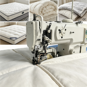 <span class=keywords><strong>Machine</strong></span> à surjeter les bords de couettes de grande capacité, pour la couture de tissus et de couettes, avec fonction de coupe de ruban, de fournisseur chinois, à prix compétitifs - Product Image 1