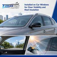 Película para Ventanas de Automóviles Tuman de Alta Transparencia y Visibilidad, Metalizada por Pulverización Magnetrónica, 60% VLT, 100% UVR, 99% IRR