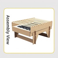 JIAHUI FSC EU-conforme wegwerp barbecuegrill van PPWR EN13432 composteerbaar bamboe papier houtskoolgrill DE markt