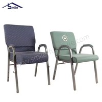 Sillas de teatro comerciales, envío gratis, asiento de iglesia de auditorio con tela tapizada, Material metálico para uso escolar