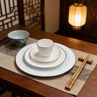 Service de Table en Porcelaine et Céramique Prix de Gros Usine – Assiettes et Bols Personnalisés en Porcelaine Fine pour Usage Domestique et Restauration