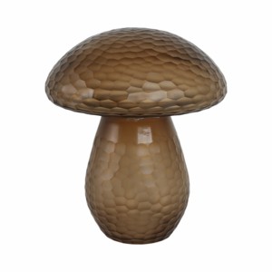 Scultura di Fungo in Vetro, Statuetta Intagliata per Arredamento Casa, Decorazione per Scaffali e Tavolini da Salotto - Product Image 4