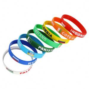 Pulsera de Silicona con Logotipo Personalizado para Fanáticos del Fútbol Soccer 2026, Celebración Deportiva, Pulseras para la Copa Mundial de Fútbol - Product Image 3