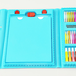Conjunto de Arte de caballete triple de 208 piezas al por mayor papelería de dibujo escolar para niños para pintar - Product Image 5
