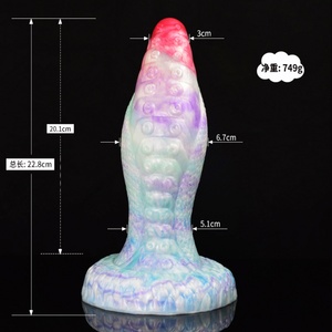 NNSX Snake Scale Thick <b>Dildo</b> With Sucker Flexible Cyan Octopus Tentacles Texture G-spot Realistic Anal Plug Woman Gay Sex Toys - Product Image 6