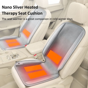 Cojín Calefactor para Asiento de Coche Anjuny Nano Sliver 12V y 24V, Impermeable, de Lujo, con Control Inteligente de Temperatura y Soporte Lumbar para Accord, <span class=keywords><strong>Invierno</strong></span> - Product Image 3