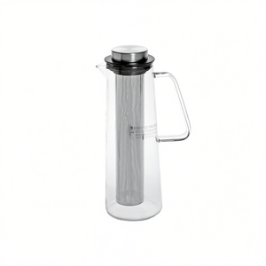 Carafe en verre avec filtre en acier inoxydable 1L pour café froid - Product Image 2
