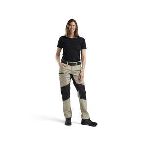 BLAKLADER - 715918452799C42 Women's Service <b>trousers</b> <b>stretch</b> Stone/<b>Black</b> - EAN 7330509500828 WORK <b>TROUSERS</b> CARGO WORK <b>TROUSERS</b> - Product Image 3