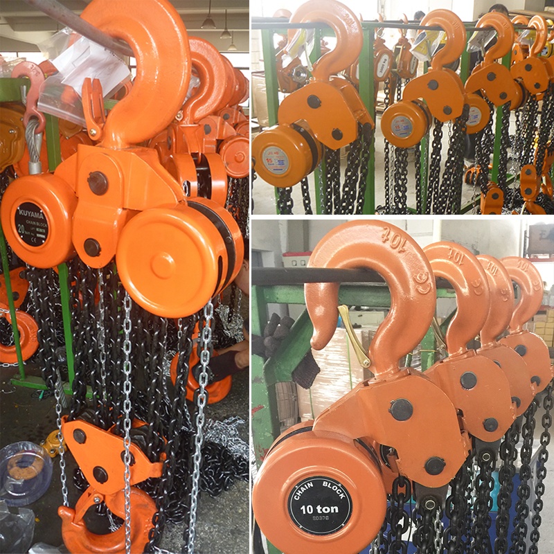 厂家直销圆型链条滑轮组1吨至30吨定制链条长度使用g80负载链块