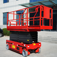 Plateforme élévatrice à ciseaux automotrice de 4 à 14 mètres, plateforme de travail chinoise, table élévatrice à ciseaux, prix de la plateforme élévatrice à ciseaux