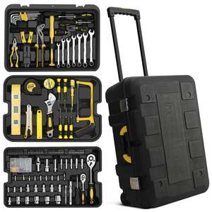 ชุดเครื่องมือช่าง 318 ชิ้น แบบ OEM ใช้งานด้วยมือ วัสดุ CR-V ชุดประแจบล็อกแบบรวม พร้อมกล่องเก็บแข็งแรง สำหรับใช้งานในยานยนต์ - Product Image 1