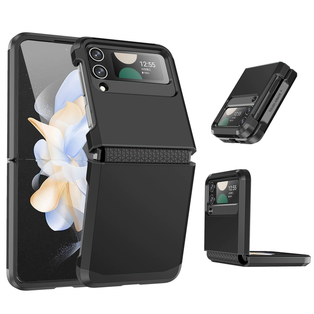 Shockproof PC TPU Hinge Phone Cover Protective Armor Mobile Phone Protector for Samsung Galaxy Z Flip 7 Phone Case