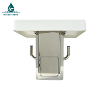 Banc de départ de compétition Water Faery, cadre en acier inoxydable 304, plateforme antidérapante pour piscine creusée, natation professionnelle