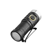 STARYNITE Lampe torche rechargeable EDC super lumineuse 1500 lumens 5*XHP35 LED avec aimant et clip