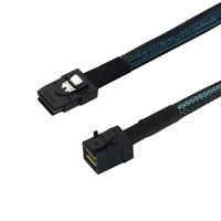 Mini SAS 12G bis 6G Verbindungs kabel SFF8643 Server Array Card Backplane 1M Nylon jacke aus Metall Kunststoff für den Computer gebrauch