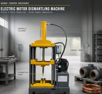 Machine de recyclage de stator et de rotor de moteur électrique pour la récupération de cuivre de rebut, séparateur de démontage de moteur |   Dépanneuse de moteurs