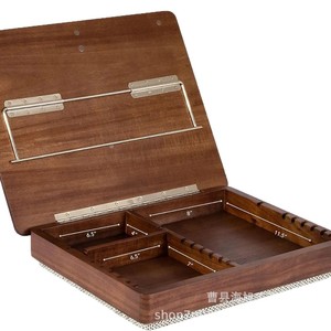 Caballete de dibujo de madera con caja de almacenamiento, ángulo ajustable para dibujar y escribir, soporte de escritorio de madera maciza - Product Image 2