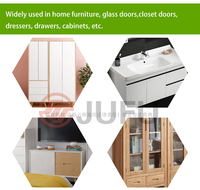 Loquet de porte à ressort en plastique noir, type scarabée, non magnétique, manuel, pliable, à ouverture par poussée et déverrouillage tactile, pour tiroir et armoire