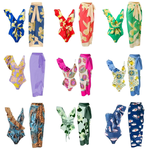 <span class=keywords><strong>Robe</strong></span> <span class=keywords><strong>de</strong></span> <span class=keywords><strong>plage</strong></span> française une pièce conservatrice <span class=keywords><strong>de</strong></span> style européen américain pour <span class=keywords><strong>Amazon</strong></span> Bikini imprimé ensemble deux pièces - Product Image 2