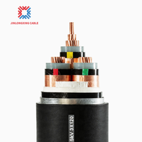 Cable de Cobre Blindado ZC-YJV22 ARVFV Equivalente a Ng-C, Cable de Media Tensión Resistente al Fuego para Ingeniería, Cable Enterrado