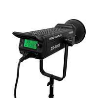 Lumière de studio COB compatible ZD600E 600W, dimmable, professionnelle, pour l'enregistrement vidéo et le film