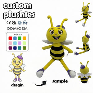 Porte-clés personnalisé en peluche, mini personnage de dessin animé mignon, en forme d'alpaga, design sur mesure, vente en gros - Product Image 3