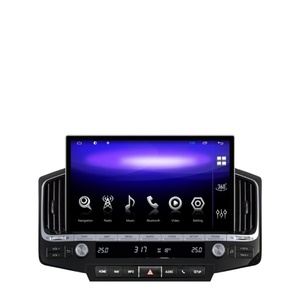 เครื่องเล่นมัลติมีเดียแอนดรอยด์14.0 13.3นิ้ว GPS นำทางรถยนต์สำหรับ Toyota Land Cruiser LC200 2016-2020ตัวเลือกสูง - Product Image 1