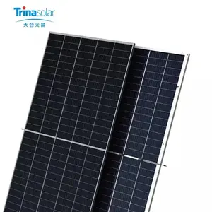 High Efficiency Train 600W solar panel half cell Bifacial solar panels