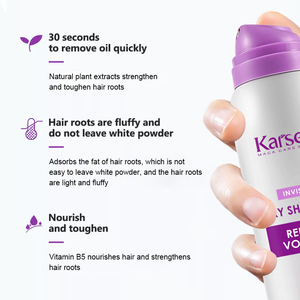 OEM Quality Wholesale Leave-In <strong>Dry</strong> Hair Spray Remove Oil Hair <strong>Dry</strong> <strong>Shampoo</strong> - Product Image 6