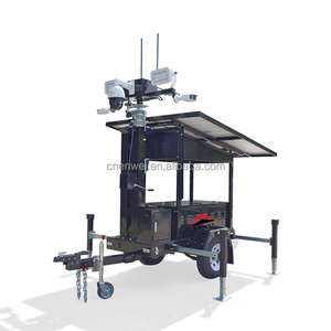 กล้องวงจรปิดพลังงานแสงอาทิตย์สำหรับตรวจสอบลานจอดรถ รถพ่วงรักษาความปลอดภัย รถพ่วงกล้องวงจรปิดพลังงานแสงอาทิตย์ - Product Image 4